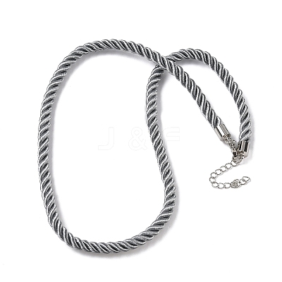 5MM Nylon Twisted Cord Necklace Making FIND-G096-01P-28-1