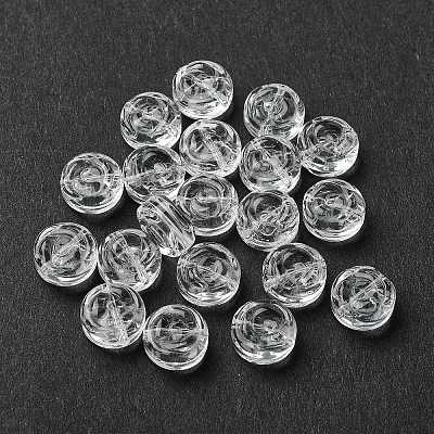 20Pcs Transparent Glass Beads GLAA-Q103-01D-1