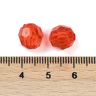 Transparent Acrylic Beads OACR-Q015-02G-1