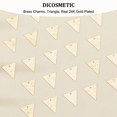 40Pcs Brass Charms KK-DC0002-40-1