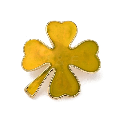 Clover Enamel Pins JEWB-D305-04C-G-1