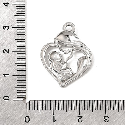Mother's Day 304 Stainless Steel Pendants SA-CBA9B1E-12P-1