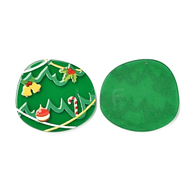 Christmas Theme 3D Printed Resin Pendants RESI-I036-03C-1