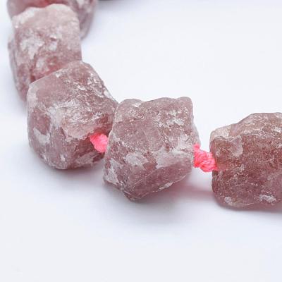 Natural Strawberry Quartz Beads Strands G-K203-66-1