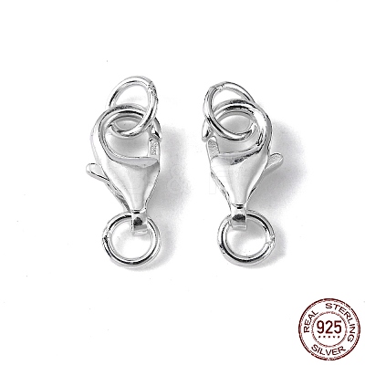 925 Sterling Silver Lobster Claw Clasps STER-I010-11mm-1