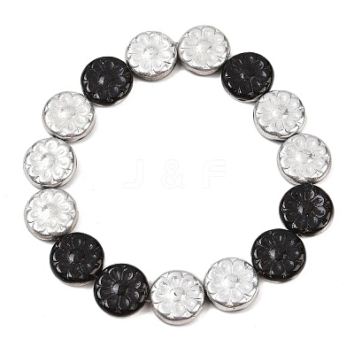 Czech Pressed Glass Beads GLAA-I061-48A-1
