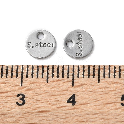 304 Stainless Steel Charms STAS-V007-03F-P-1