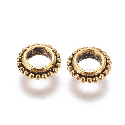 Tibetan Style Alloy Spacer Beads LS-GLF11067Y-1