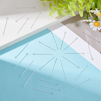 100Pcs Brass Eye Pins KK-BBC0024-76D-1
