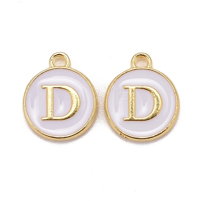 Golden Plated Alloy Charms X-ENAM-S118-01D-1