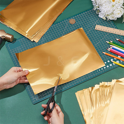 Rectangle Tinfoil Paper Sheets for Craft Engraving LS-DIY-WH0671-302B-02-1