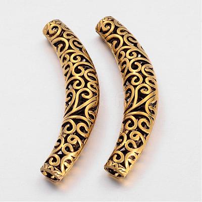 Tibetan Style Alloy Hollow Beads GLF10634Y-NF-1