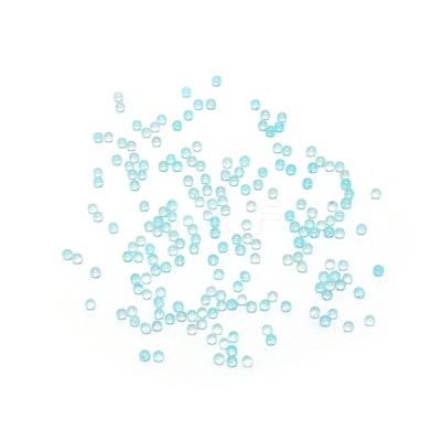 Handmade Luminous Glass Beads GLAA-WH0033-15F-1