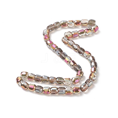 Electroplate Opaque Glass Beads GLAA-F108-10A-17-1