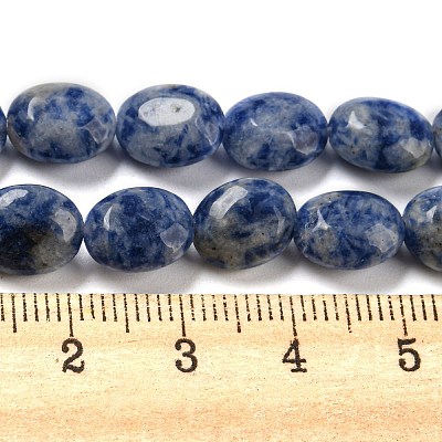 Natural Blue Spot Jasper Beads Strands G-M420-D08-01-1