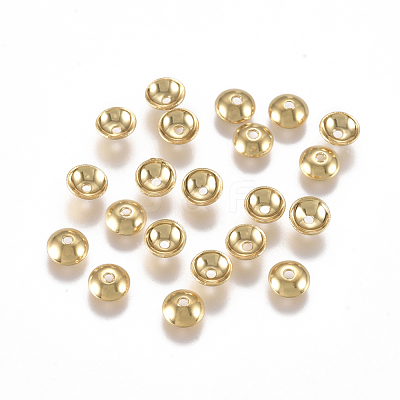 304 Stainless Steel Bead Caps STAS-L234-134G-1