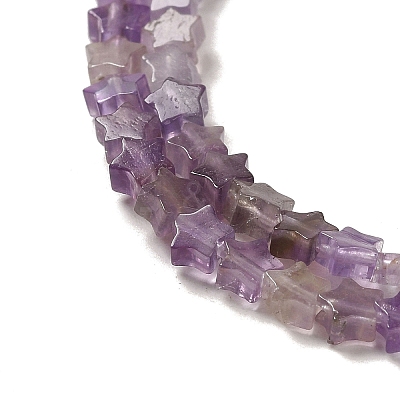 Natural Amethyst Beads Strands G-G085-B01-01-1