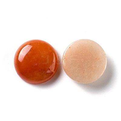 Natural Red Aventurine Cabochons G-P393-R48-14.5mm-1