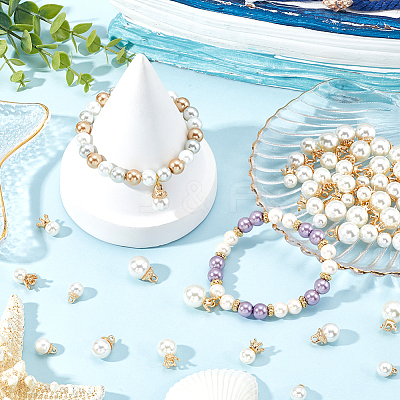 60Pcs 6 Styles Alloy Pendants FIND-SC0009-68-1