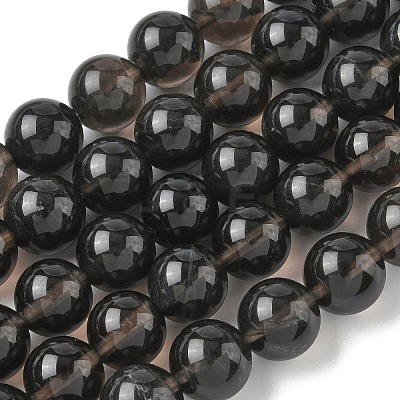 Natural Ice Obsidian Beads Strands G-P590-A03-12mm-02-1
