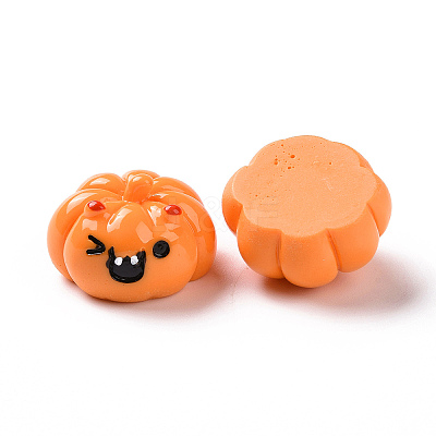 Halloween Opaque Resin Cabochons LS-RESI-D063-15A-1