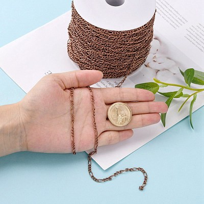 Iron Handmade Chains Figaro Chains Mother-Son Chains CHSM005Y-R-1