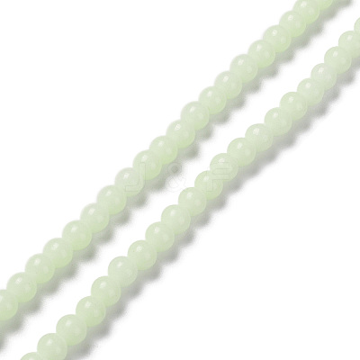 Synthetic Luminous Stone Beads Strands G-L582-01A-1