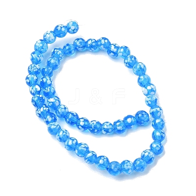 Handmade Lampwork Beads Strands LAMP-H071-01A-10-1