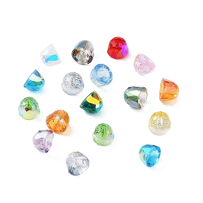 Electroplate Glass Beads EGLA-A036-04-1