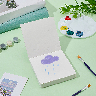 Square Watercolor Sketchbook AJEW-WH20195-49C-1