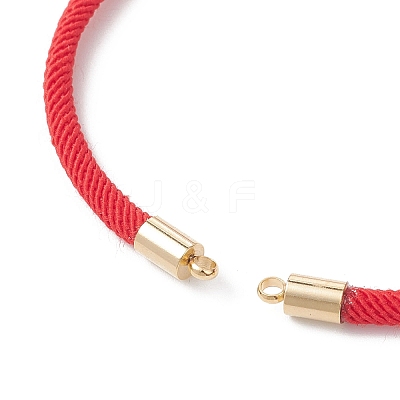3MM Round Nylon Twisted Cord Slider Bracelet Making AJEW-JB01467-03-1