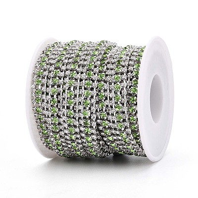 Iron Rhinestone Cup Chains CH-T006-04S-06-1