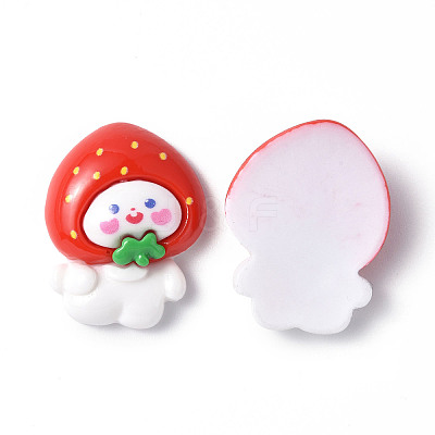 Opaque Resin Cabochons CRES-P023-06J-1
