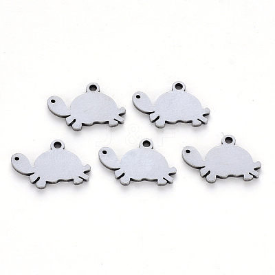 Tarnish Resistant 304 Stainless Steel Charms X-STAS-N092-30-1