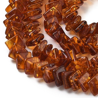 Natural Amber Beads Strands G-K376-C01-01-1