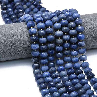 Natural Blue Aventurine Beads Strands G-P573-B10-01-1