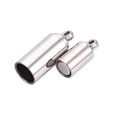 304 Stainless Steel Magnetic Clasps STAS-N127-02B-P-1