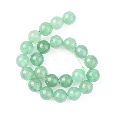 Natural Green Aventurine Beads Strands X-G-G099-8mm-17-1