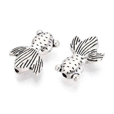 Tibetan Style Alloy Beads TIBEB-T004-06AS-1