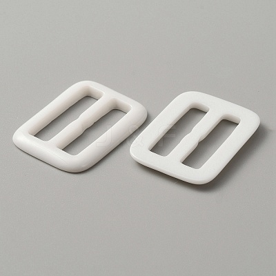 Rectangle Resin Buckle Clasps FIND-WH0129-33C-1