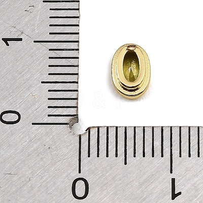 Brass Pave Cubic Zirconia Cabochons CU-CBA30E8-04G-1