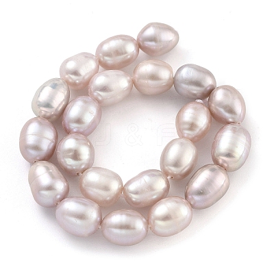Natural Cultured Freshwater Pearl Beads Strands PEAR-P062-10B-1