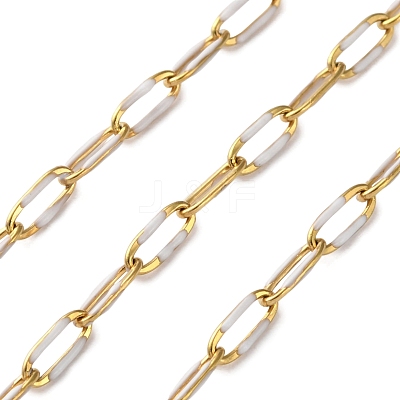 304 Stainless Steel Enamel Cable Chains CHS-R020-02G-09-1