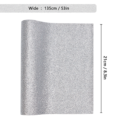 Sparkle PU Leather Fabric AJEW-GF0001-53E-1