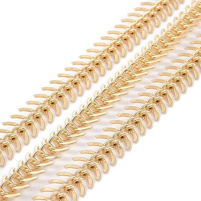Brass Fishbone Chain CHC-E027-01G-02-1