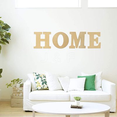 Letter Unfinished Wood Blank Cutouts LS-DIY-ZX040-01O-1