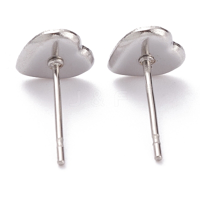 Non-Tarnish 304 Stainless Steel Stud Earring Settings X-STAS-J032-13-1