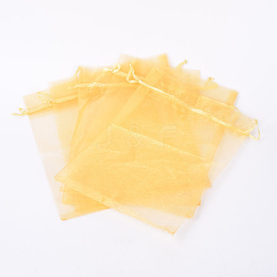 Organza Gift Bags with Drawstring OP-R016-17x23cm-15-1