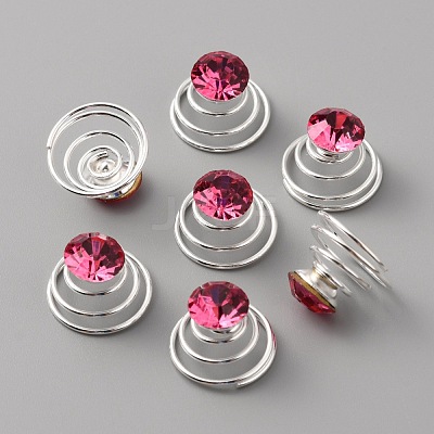 Fashion Iron Spirl Coils Hair Clip OHAR-WH0021-15C-1