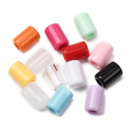 Opaque & Transparent Acrylic European Beads AC-CBABC78-11-1